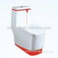 Bathroom Ceramic Sanitary ware Dual Red Color One piece Toilet